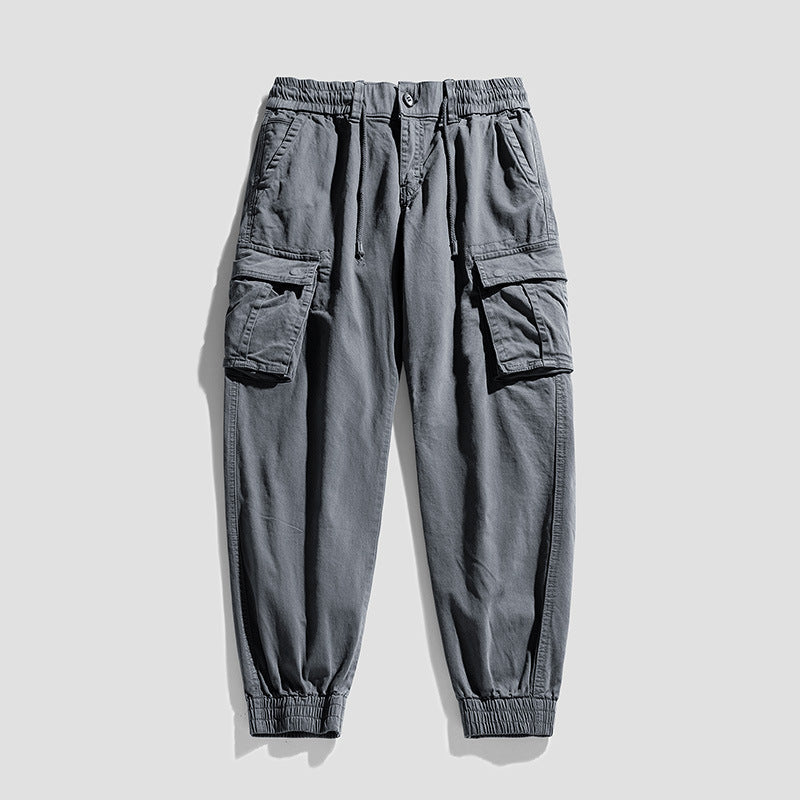 Herren Urban‑Utility Relaxed‑Fit Cargo‑Jogginghose mit Tunnelzug und Mehrfach‑Taschen Nord Taschen