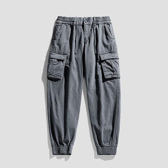 Herren Urban‑Utility Relaxed‑Fit Cargo‑Jogginghose mit Tunnelzug und Mehrfach‑Taschen Nord Taschen