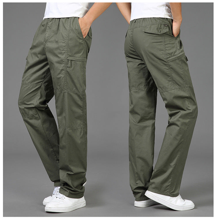 Damen Cargo-Hose mit elastischem Bund, verstärkten Nähten und multifunktionalen Taschen Nord Taschen