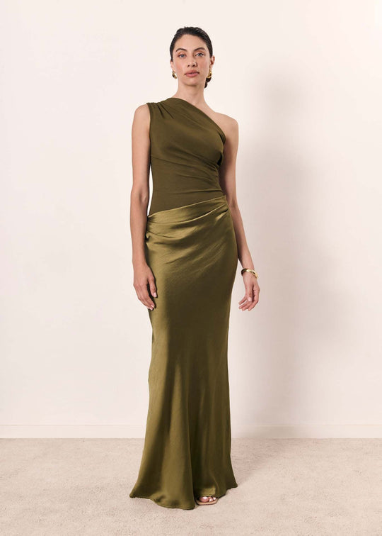 Elegantes One-Shoulder Maxikleid - Vittorelli