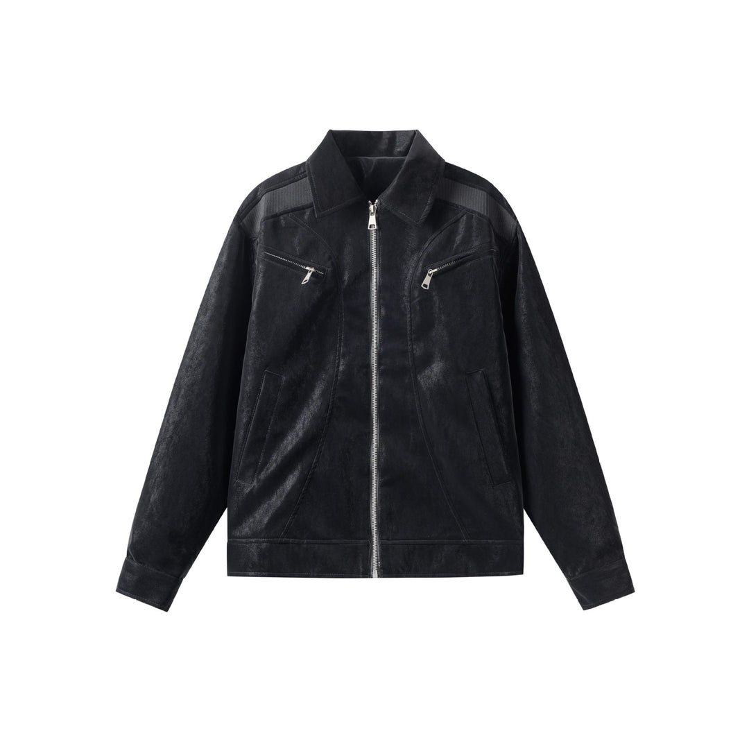 Herren Leichte Bomberjacke im Field‑Style mit durchgehendem Reißverschluss und Zipper‑Brusttaschen Nord Taschen