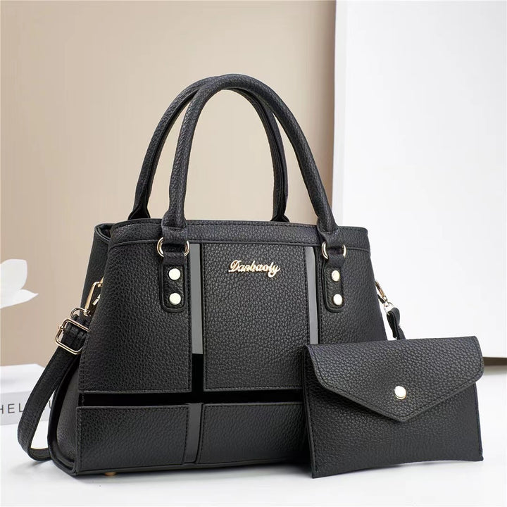 Damen praktische Handtasche mit abnehmbarer Clutch Nord Taschen