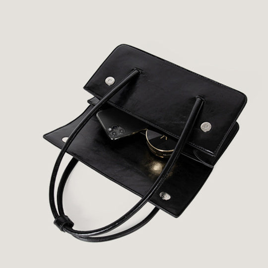 Damen Schultertasche mit elegantem Klappenverschluss und strapazierfähigem Kunstleder Nord Taschen