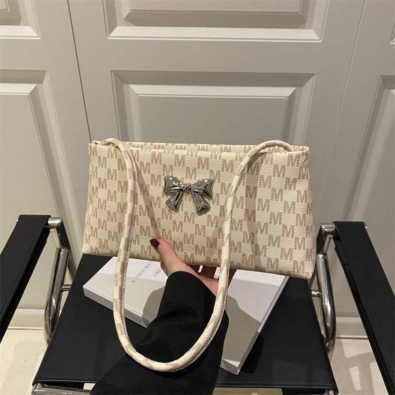 Damen elegante Umhängetasche mit stilvollem Bow-Design Nord Taschen
