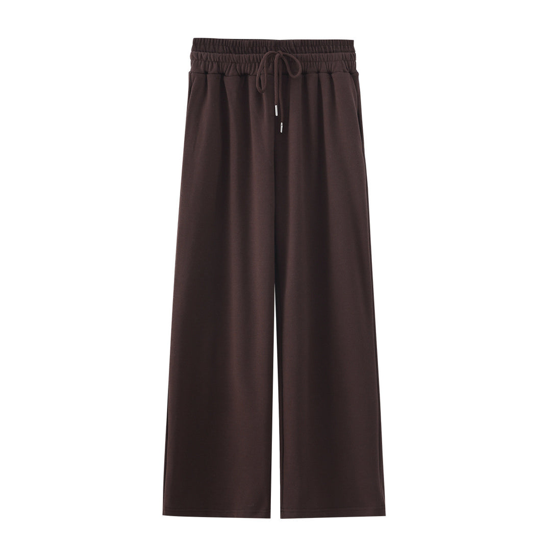 Damen Zweiteiliges Lounge-Set mit kurzem Reißverschluss-Hoodie und weitem High‑Waist-Jogginghose Nord Taschen