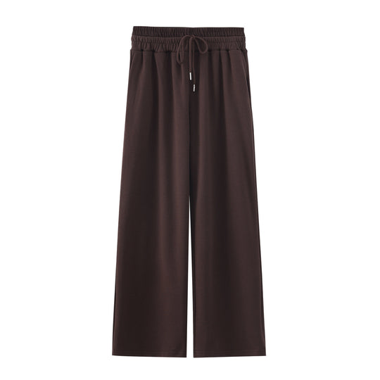 Damen Zweiteiliges Lounge-Set mit kurzem Reißverschluss-Hoodie und weitem High‑Waist-Jogginghose Nord Taschen