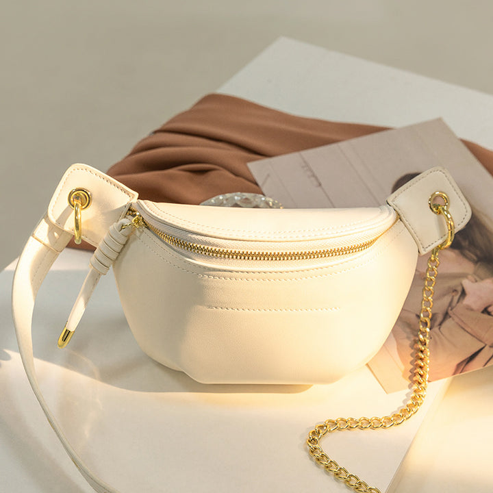 Damen modische Bauchtasche mit abnehmbarem Kettenriemen Nord Taschen