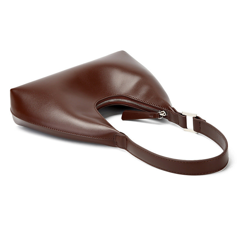 Damen modische Schultertasche im minimalistischen Design mit praktischem Reißverschluss Nord Taschen