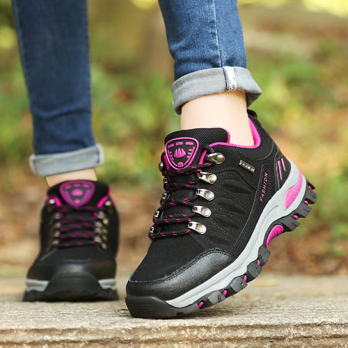 Damen Robuster Trekking‑Halbschuh mit profiliertem Outdoor‑Grip und gepolstertem Komfortfutter Nord Taschen