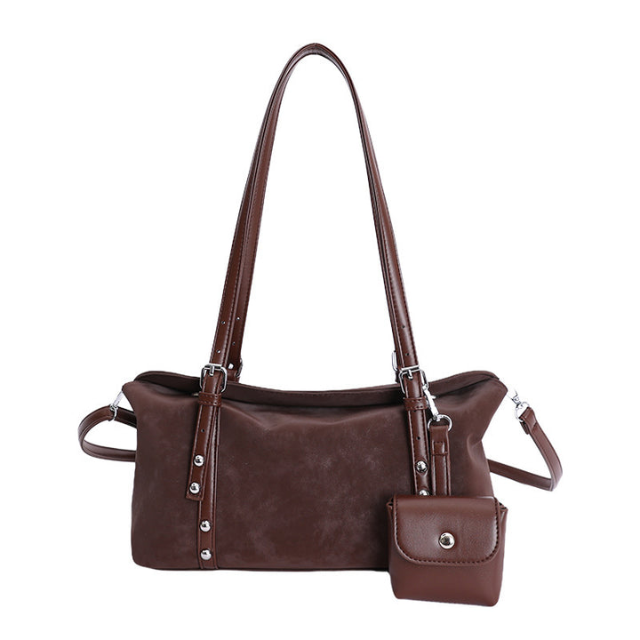 Damen praktische Schultertasche mit abnehmbarem Kosmetiktäschchen Nord Taschen