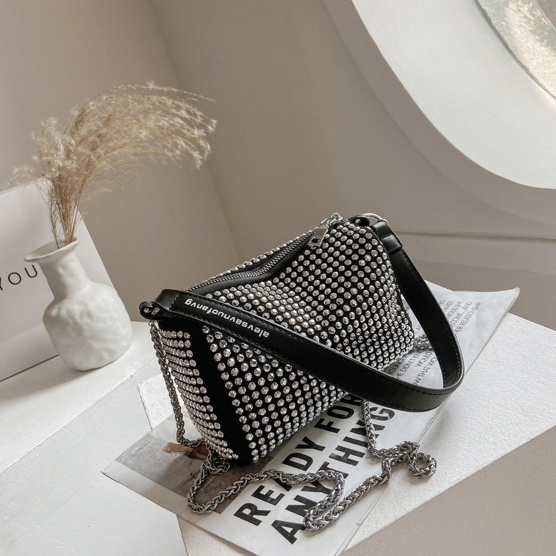 Damen Glitzernde Clutch mit ergonomischem Design Nord Taschen