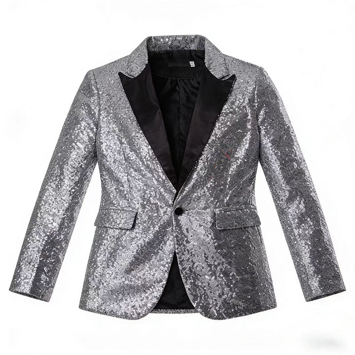 Glamouröser Pailletten Blazer Herren