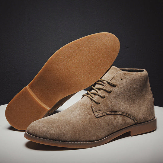 Herren Mokassins aus weichem Wildleder mit modernem Design - Vittorelli