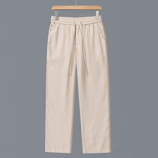 Herren Lässige Baumwoll-Chino mit elastischem Bund und Kordelzug Nord Taschen