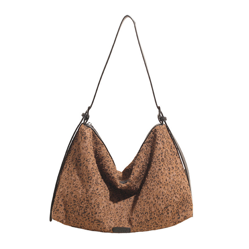 Damen modische Schultertasche im modernen Leoprint Nord Taschen