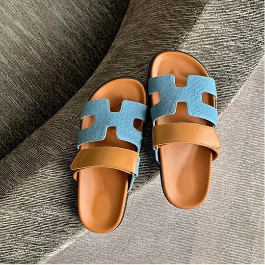 Damen Riemchen-Sandalen mit verstellbarem Klettverschluss und ergonomischer Sohle Nord Taschen