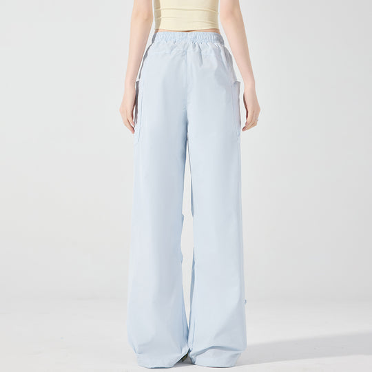 Damen Weite technische Cargo-Hose mit Kordelzugbund, verstellbarem Saum und Multifunktions-Taschen Nord Taschen