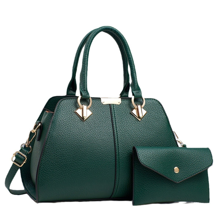 Damen elegante Handtasche mit strukturiertem Design und abnehmbarer Clutch Nord Taschen