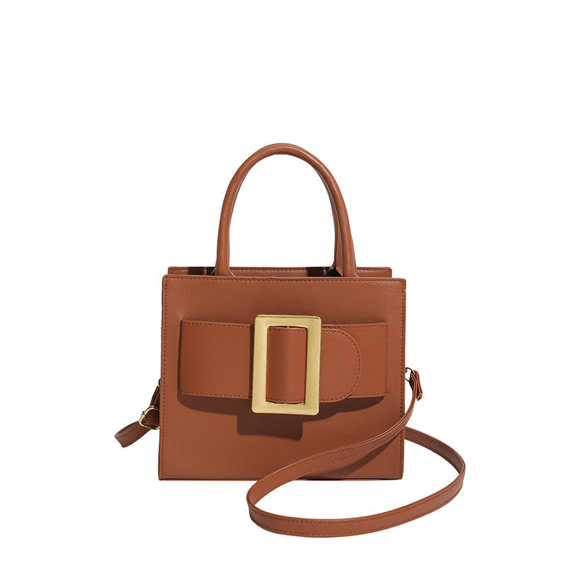 Damen-Handtasche mit dekorativer Schnallenapplikation Nord Taschen