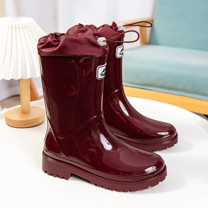 Damen Hochwertige und Stylische Gummistiefel mit Verstellbarem Schnürsystem Nord Taschen