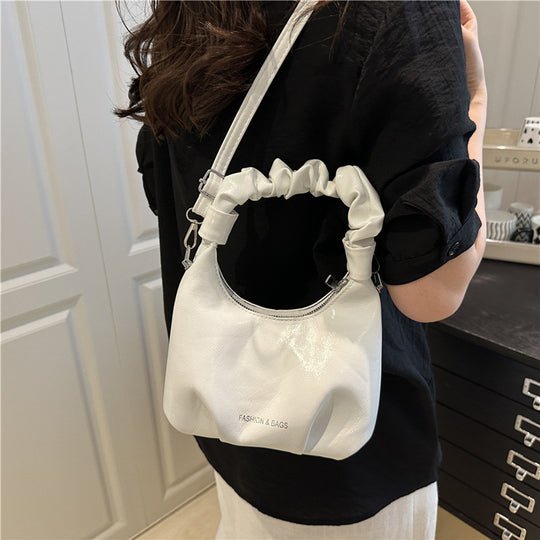 Damen modische Handtasche mit gerafftem Tragegriff Nord Taschen