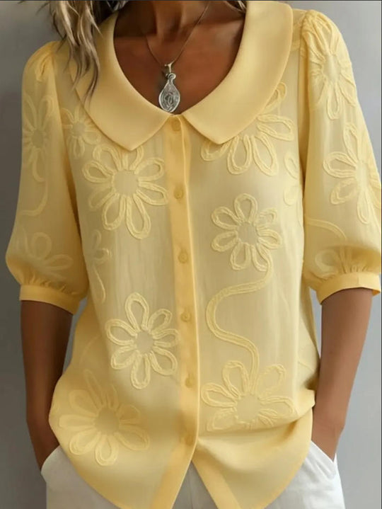 Damen Bluse mit floralem Muster Nord Taschen