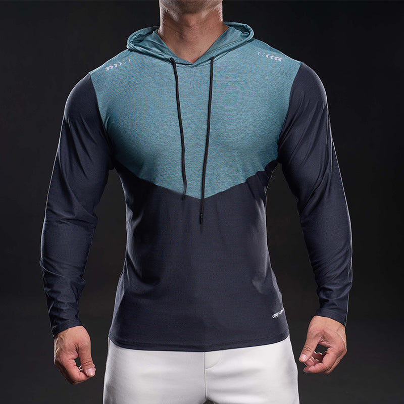 Herren Slim-Fit Trainings-Hoodie mit atmungsaktivem Stretchmaterial Nord Taschen