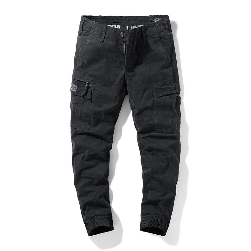 Herren robuste Cargo-Joggerhose mit elastischem Saum und Mehrfachtaschen Nord Taschen