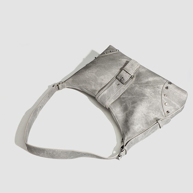 Damen modische Hobo-Tasche mit dekorativen Schnallen und hochwertigen Details Nord Taschen