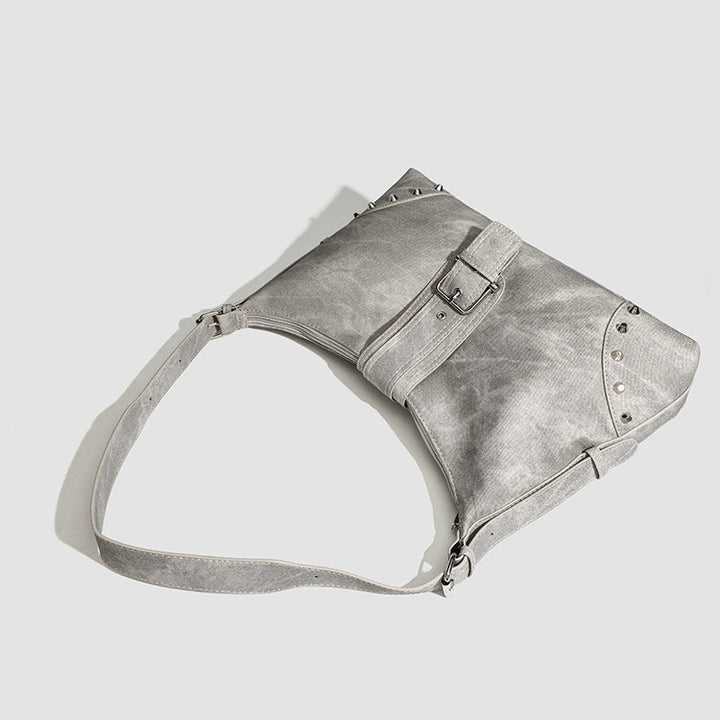 Damen modische Hobo-Tasche mit dekorativen Schnallen und hochwertigen Details Nord Taschen