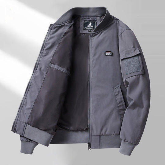 Herren leicht wattierte Bomberjacke im Utility-Look mit Ärmeltasche Nord Taschen