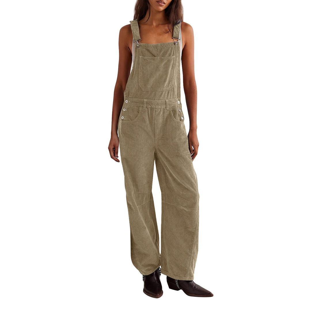 Damen Latzhose Cord weit geschnitten - Vittorelli