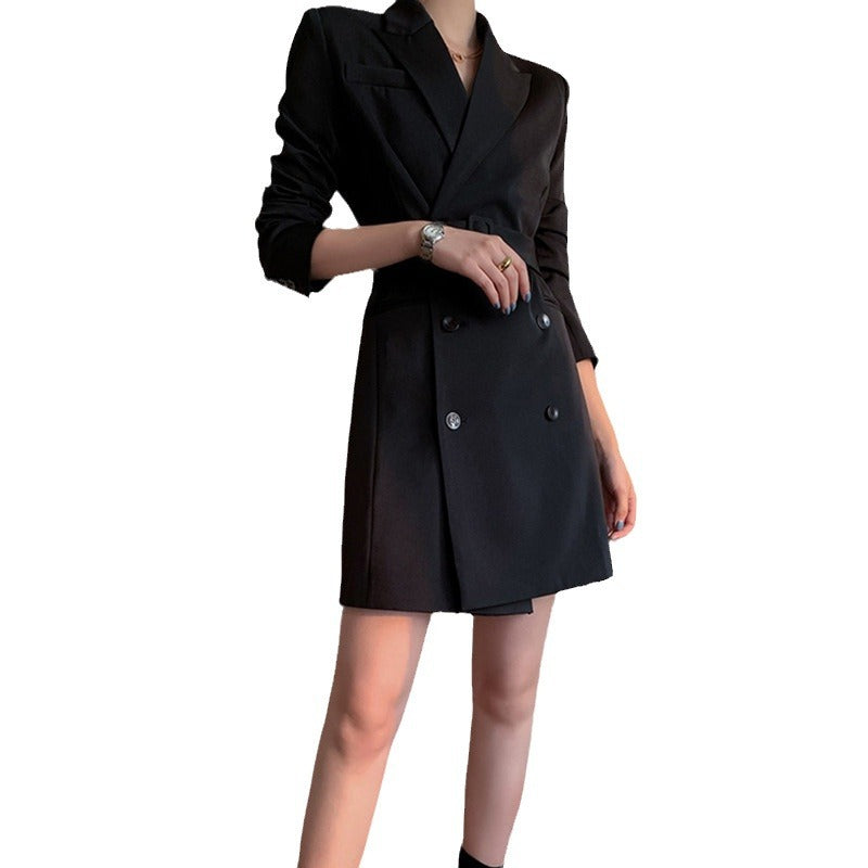 Damen Eleganter Blazer-Rock-Kleid Nord Taschen