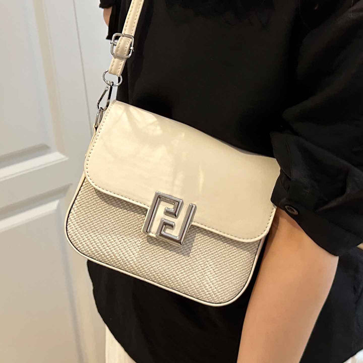 Damen Umhängetasche mit strukturiertem Design und abnehmbarem Schultergurt Nord Taschen
