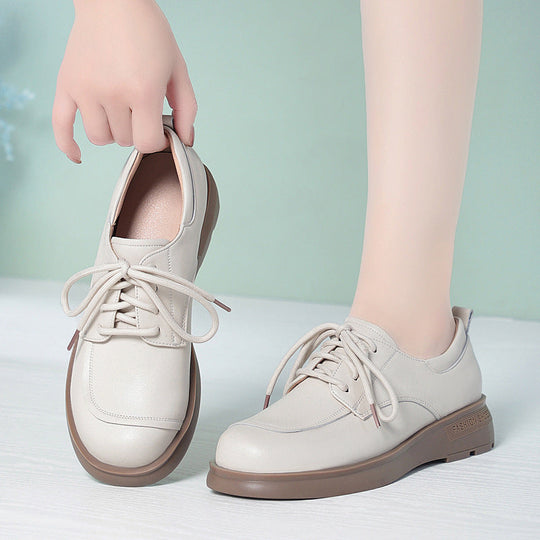 Damen Schnürschuhe mit eleganter Profilsohle und atmungsaktivem Obermaterial