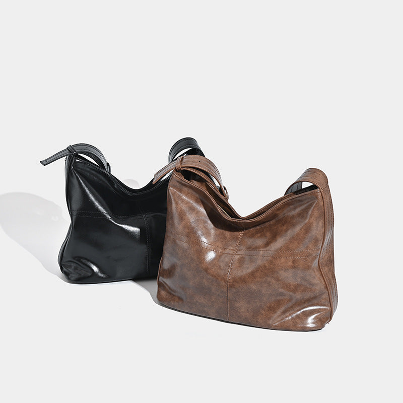 Damen Hobo-Tasche aus luxuriösem, hochwertigem Kunstleder mit praktischen Innentaschen Nord Taschen