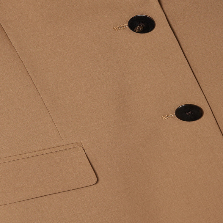 Damen Maßgeschneiderter Zweiteiliger Blazer‑Hosenanzug im schlanken Tailoring Nord Taschen