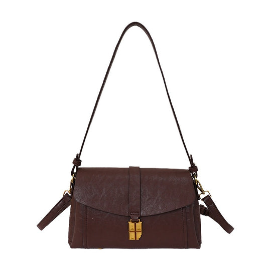 Damen Umhängetasche mit elegantem Klappverschluss und abnehmbarem Schulterriemen Nord Taschen