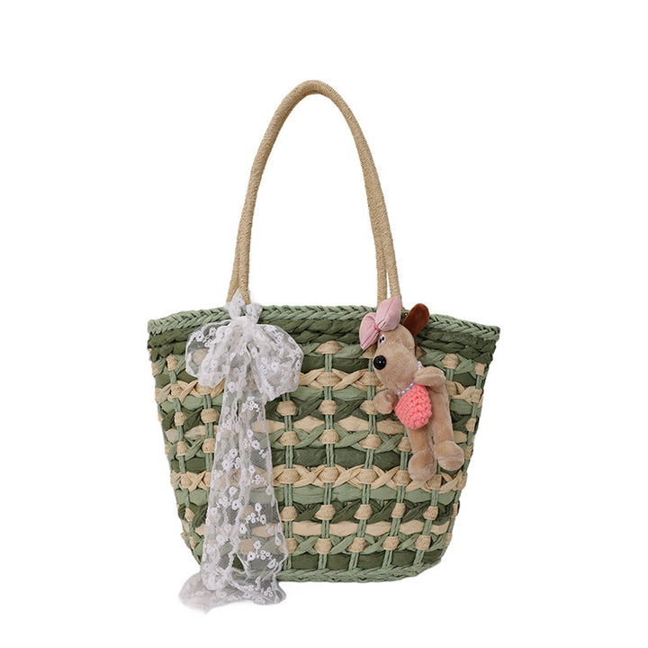 Damen Strandtasche mit liebevollen Details und farbenfrohem Design Nord Taschen