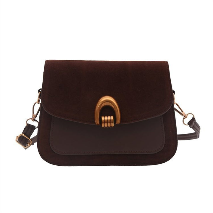 Damen elegante Umhängetasche mit goldener Schnalle Nord Taschen
