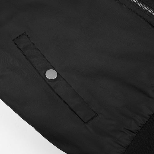 Herren Bomberjacke im Fliegerlook mit kontrastierender Innenfütterung, Ärmel‑Utilitytasche und elastischen Rippbündchen Nord Taschen