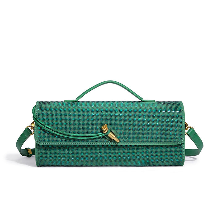 Damen Clutch mit glitzerndem Strass Nord Taschen