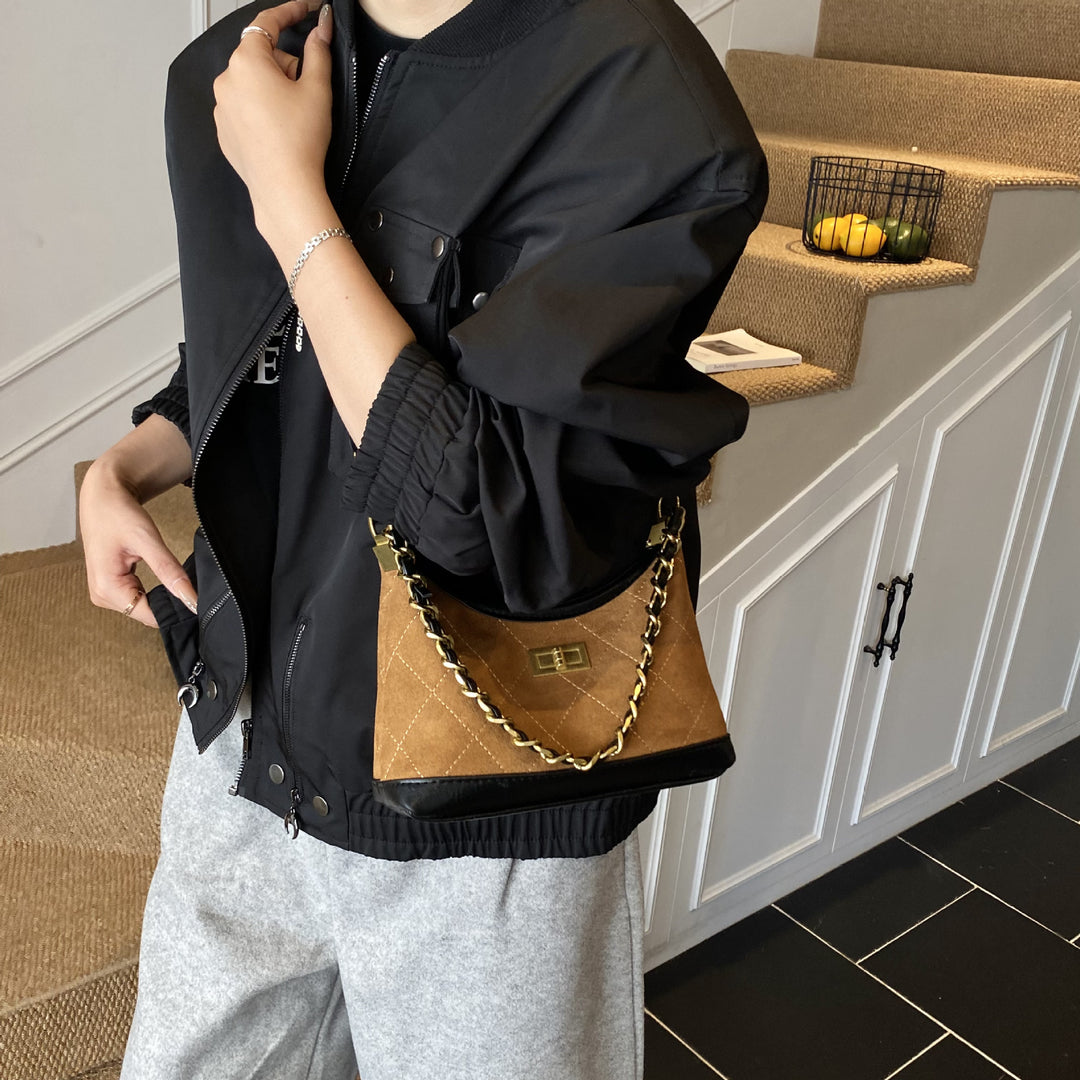 Damen modische Hobo-Tasche aus hochwertigem Wildleder Nord Taschen