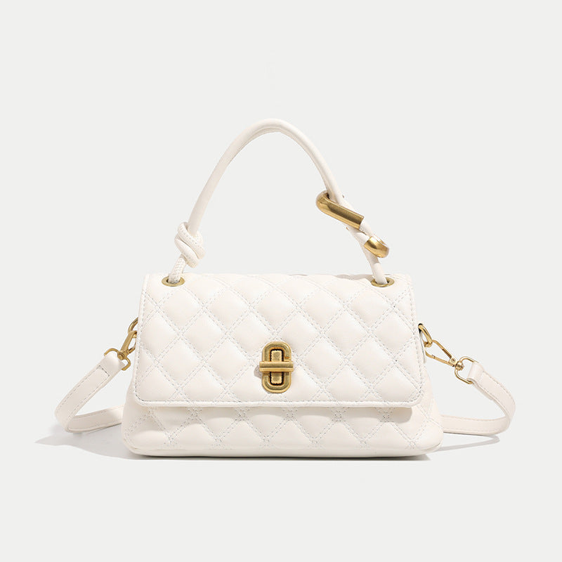 Damen Handtasche mit abnehmbarem Schulterriemen und elegantem Kettenverschluss Nord Taschen