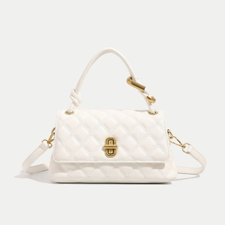 Damen Handtasche mit abnehmbarem Schulterriemen und elegantem Kettenverschluss Nord Taschen