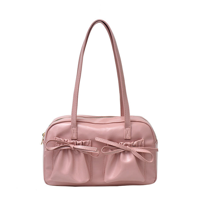 Damen elegante Handtasche mit raffinierten Kordelzug-Details Nord Taschen