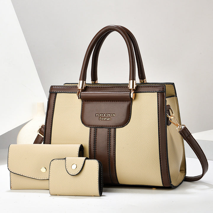 Damen Handtasche mit abnehmbarer Clutch und praktischen Fächern Nord Taschen