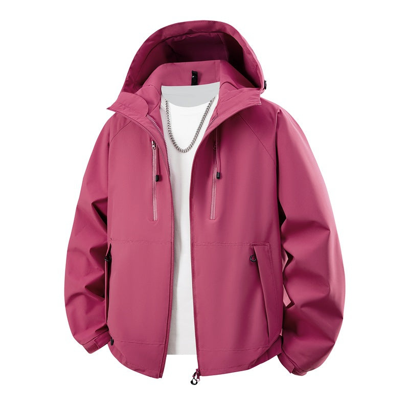 Herren Kapuzen-Softshelljacke mit wasserabweisender Membran, verstellbarer Kapuze & Utility‑Taschen Nord Taschen