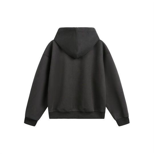 Unisex Kapuzen‑Sweatjacke mit Print‑Badges und Zweiwege‑Reißverschluss Nord Taschen