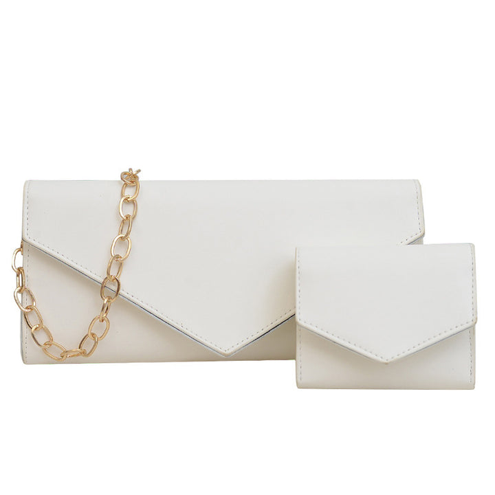 Damen elegante Clutch mit abnehmbarem Kartenetui Nord Taschen